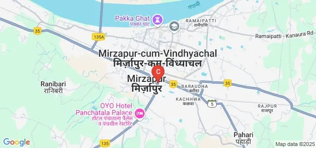 Kamla Arya Kanya PG College, Mirzapur Map
