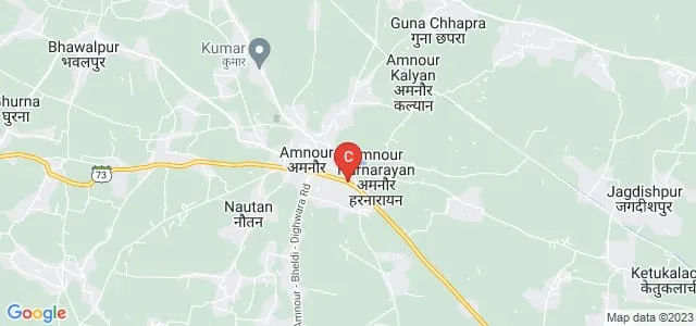 Hotilal Ramnath College, Amnour Map