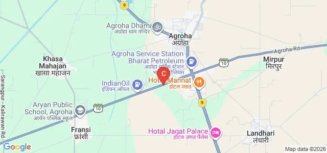 Shanti Niketan College of Education, Hisar Map