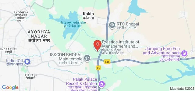 Prestige Institute of Management and Research, Bhopal Map