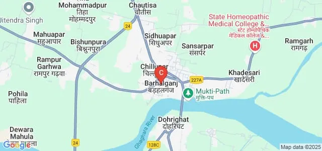 Baijnath Ramnaresh Mahavidyalaya, Azamgarh Map