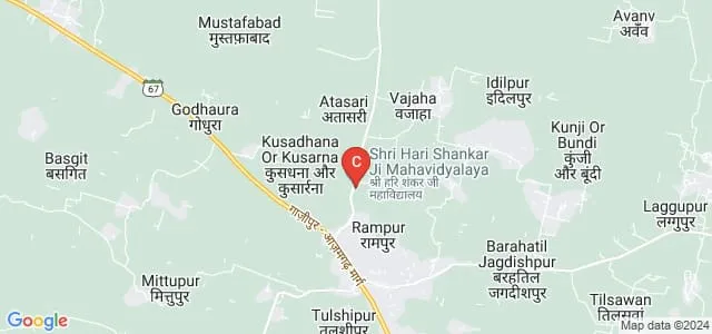 Shri Harishankar Ji Mahavidyalaya, Rampur Map