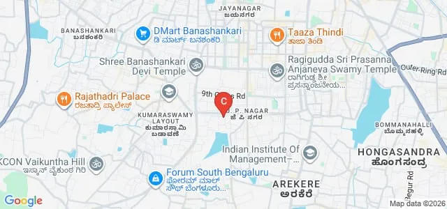 Frank College of Education, Bangalore Map
