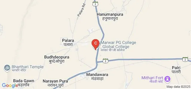 Marwar Mahavidyalaya, Nagaur Map