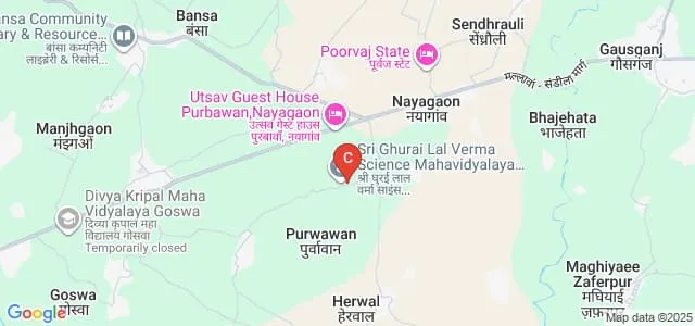 Shri Ghurai Lal Verma Science Mahavidyalaya, Hardoi Map