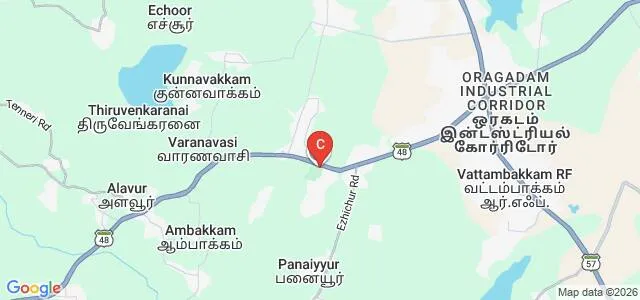 PSP Medical College Hospital and Research Institute, Kancheepuram Map