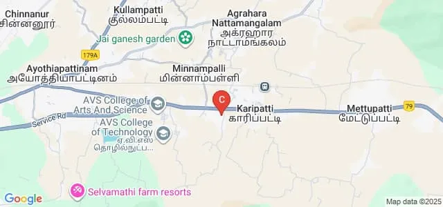 Kottai Mariyamman Polytechnic College, Salem Map
