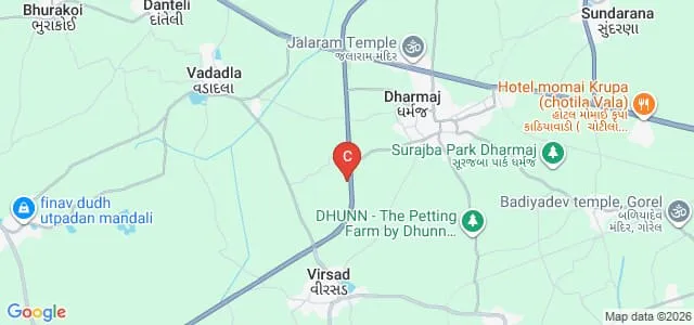 Indubhai Patel College of Pharmacy and Research Centre, Dharmaj Map