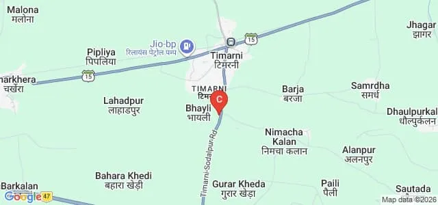 Government Degree College, Timarni Map