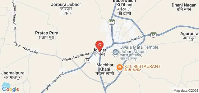 SKN College of Agriculture, Jobner Map