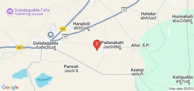 BVVS SR Vastrad Rural Polytechnic, Guledgudd Map