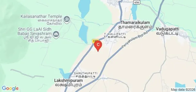 Thiravium College of Arts and Science for Women, Theni Map