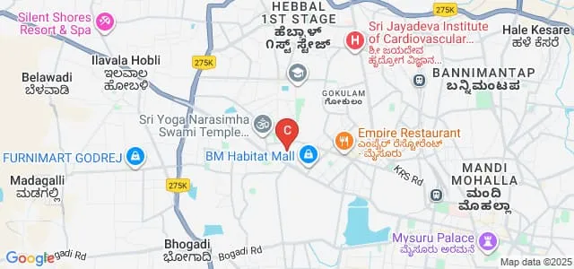 SBRR Mahajana Law College, Mysore Map