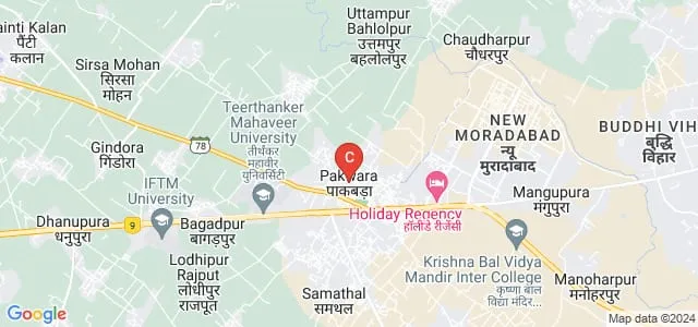 SBL Memorial College, Moradabad Map