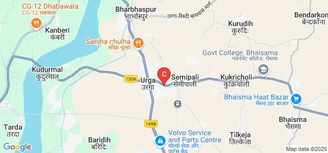 Dr Bhanwar Singh Porte College, Gharghoda Map