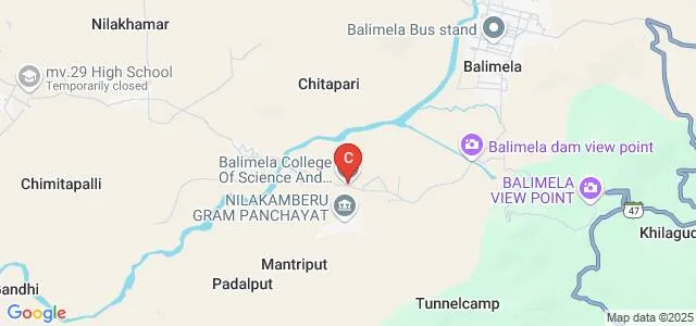Balimela College of Science and Technology, Balimela Map