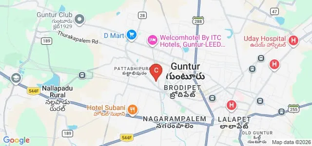 TJPS College, Guntur Map