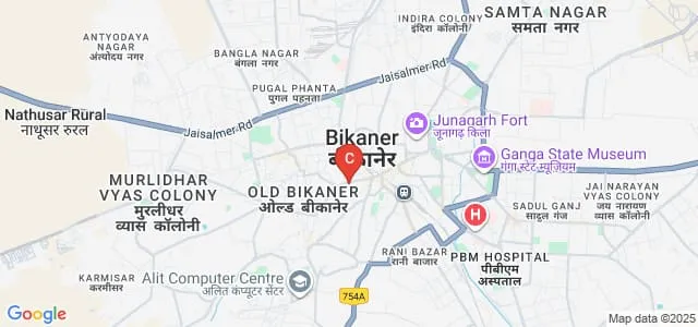 Institute of Management Studies, SBJS Rampuria Jain College, Bikaner Map