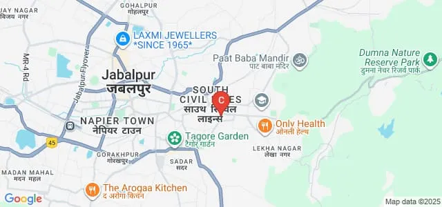 Mahatma Gandhi Institute of Nursing, Jabalpur Map