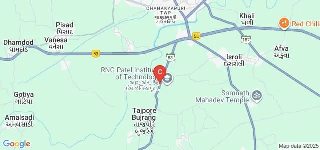 SVPES Faculty of Engineering, Technology and Research, Bardoli Map