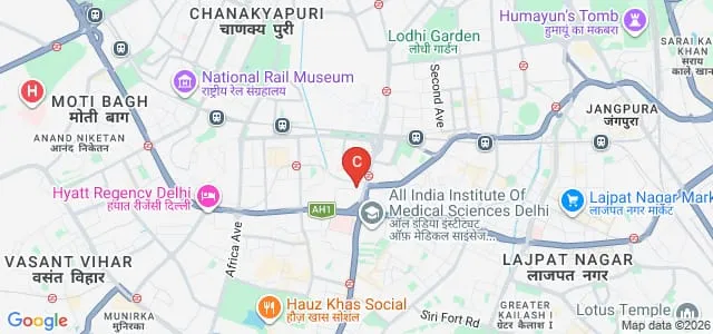 YWCA Vocational Training Institute, Delhi Map
