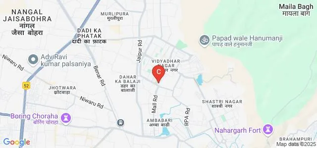 Biyani College of Science and Management, Jaipur Map
