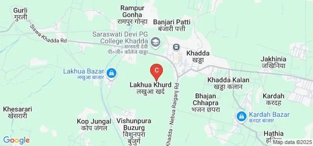 Sarswati Devi Mahavidyalaya, Kushinagar Map