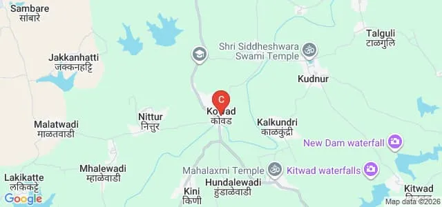 Sarvodaya Shikshan Sanstha College of Arts, Kowad Map