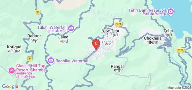 Government Post Graduate College, New Tehri Map