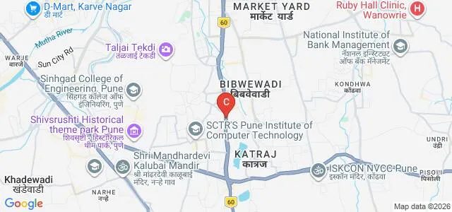 Bharati Vidyapeeth's College of Fine Arts, Pune Map