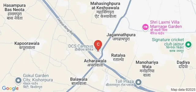 DCS PG College, Jaipur Map