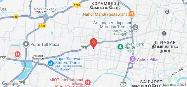 Meenakshi College of Physiotherapy, Chennai Map