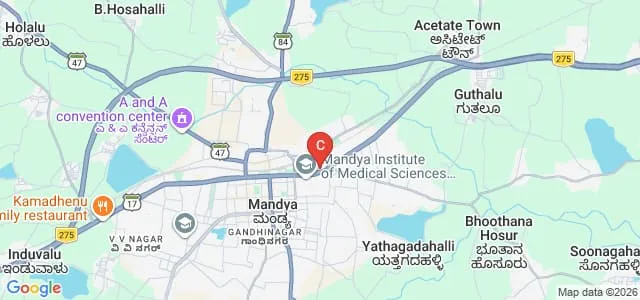 St Joseph's Teacher Training Institute for Women, Mandya Map