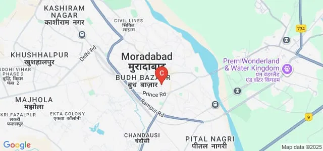 Girand Singh Memorial Degree College, Moradabad Map