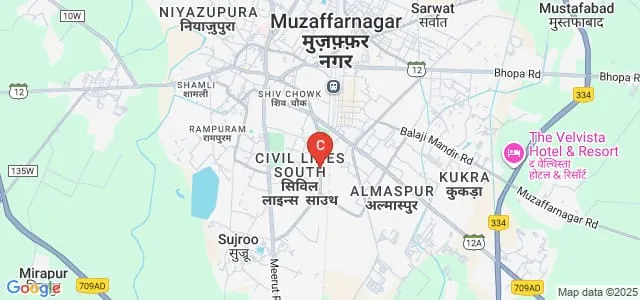 Shri Ram Group of Colleges, Muzaffarnagar Map