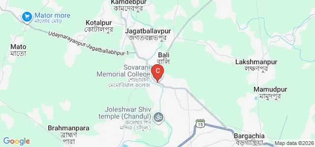Sovarani Memorial College, Howrah Map