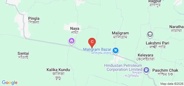 Pingla Thana Mahavidyalaya, Paschim Medinipur Map