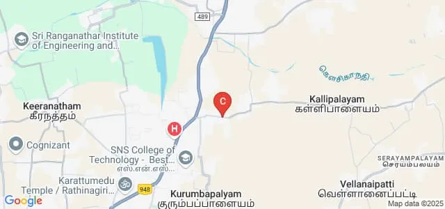 Adithya Institute of Technology, Coimbatore Map