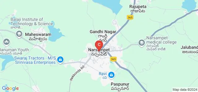 Government Medical College, Narsampet Map