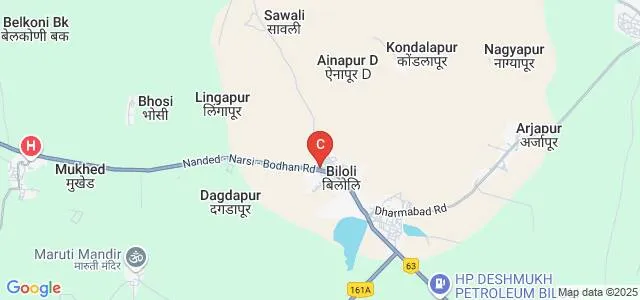 Godavari Manar Charitable Trust's Arts Commerce and Science College, Nanded Map