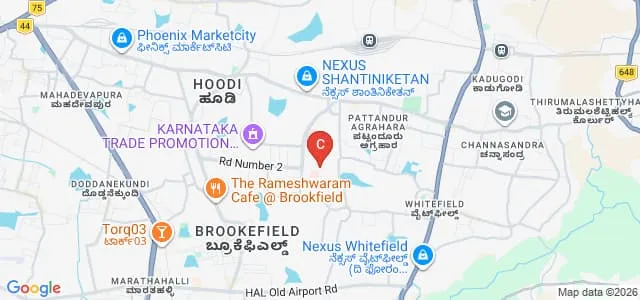Vydehi Institute of Pharmacy, Bangalore Map