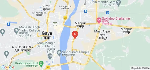 Jagjiwan College, Gaya Map