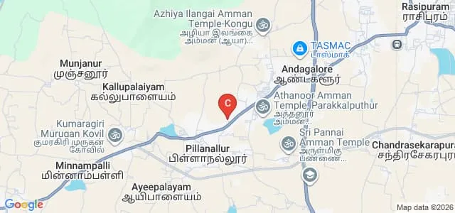 Sri Vidya Mandir College of Education, Namakkal Map