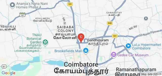 Dr GR Damodaran College of Education, Coimbatore Map