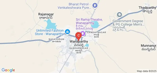 WCCM Degree College, Wanaparthy Map