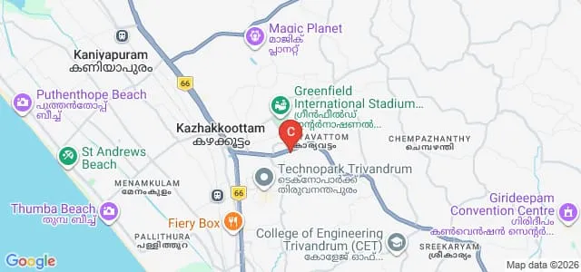 Department of Computer Science, University of Kerala, Thiruvananthapuram Map