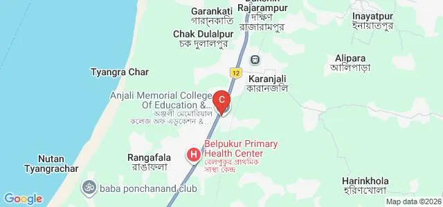 Anjali Memorial College of Education and Training, South 24 Parganas Map