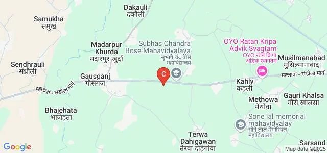 JP Verma Science Mahavidyalaya, Gausganj Map