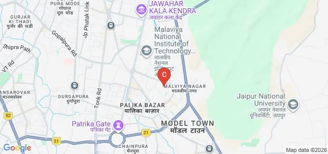Arch College of Design and Business, Jaipur Map