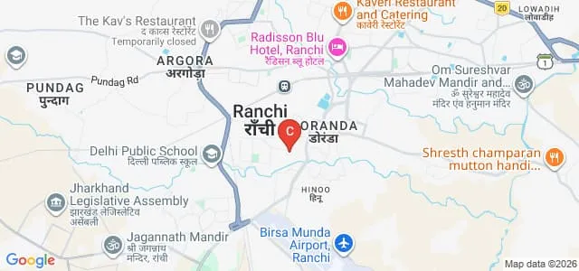 Nirmala College, Ranchi Map